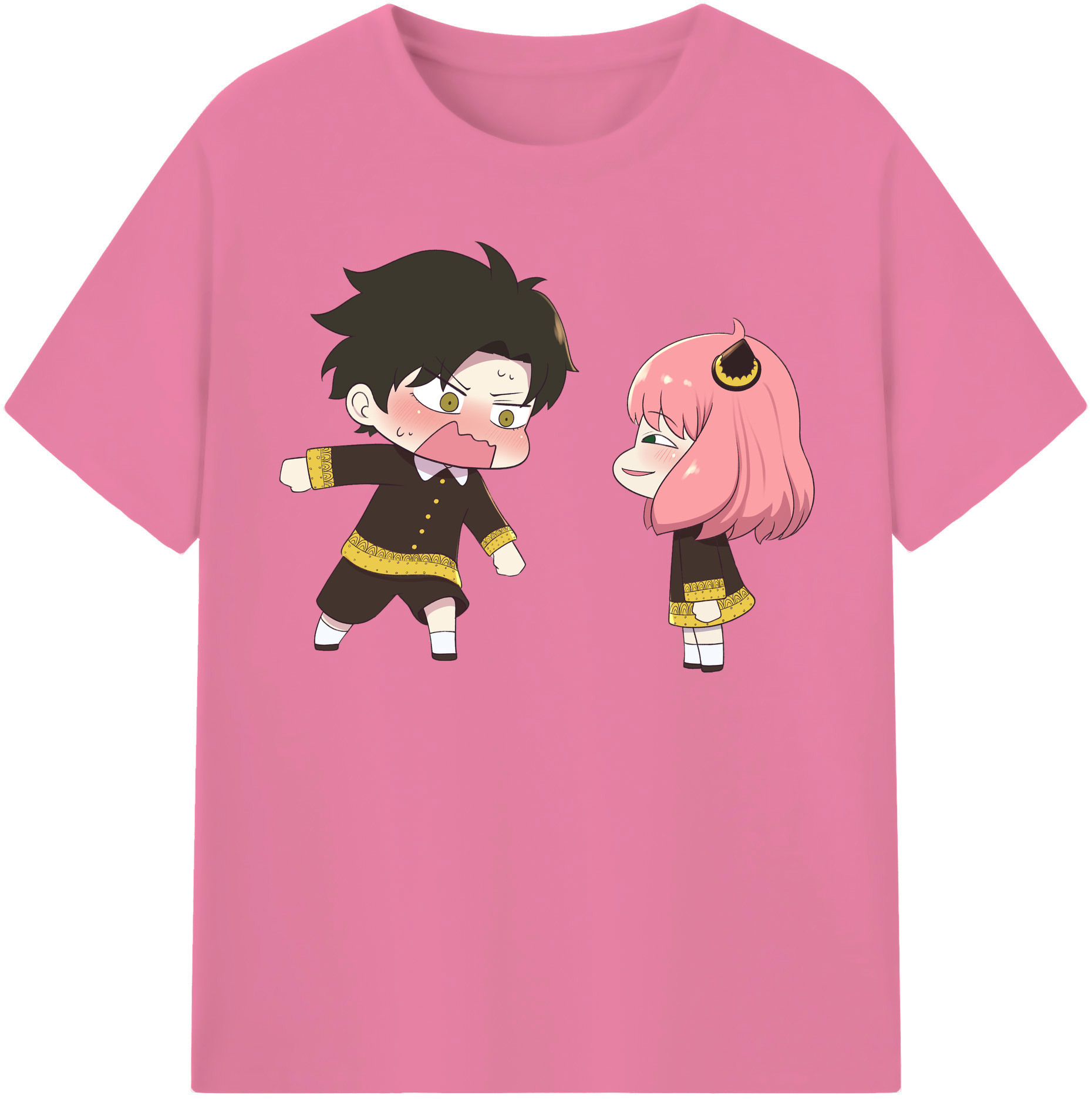 （画像用） SPY×FAMILY间谍家家酒 綿100％半袖Tシャツ（フロントプリント）